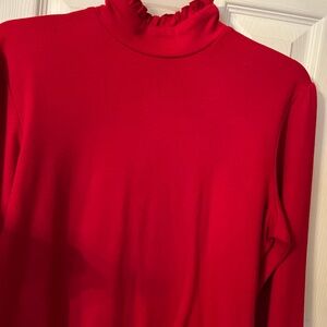 Elegant Red Women's Top